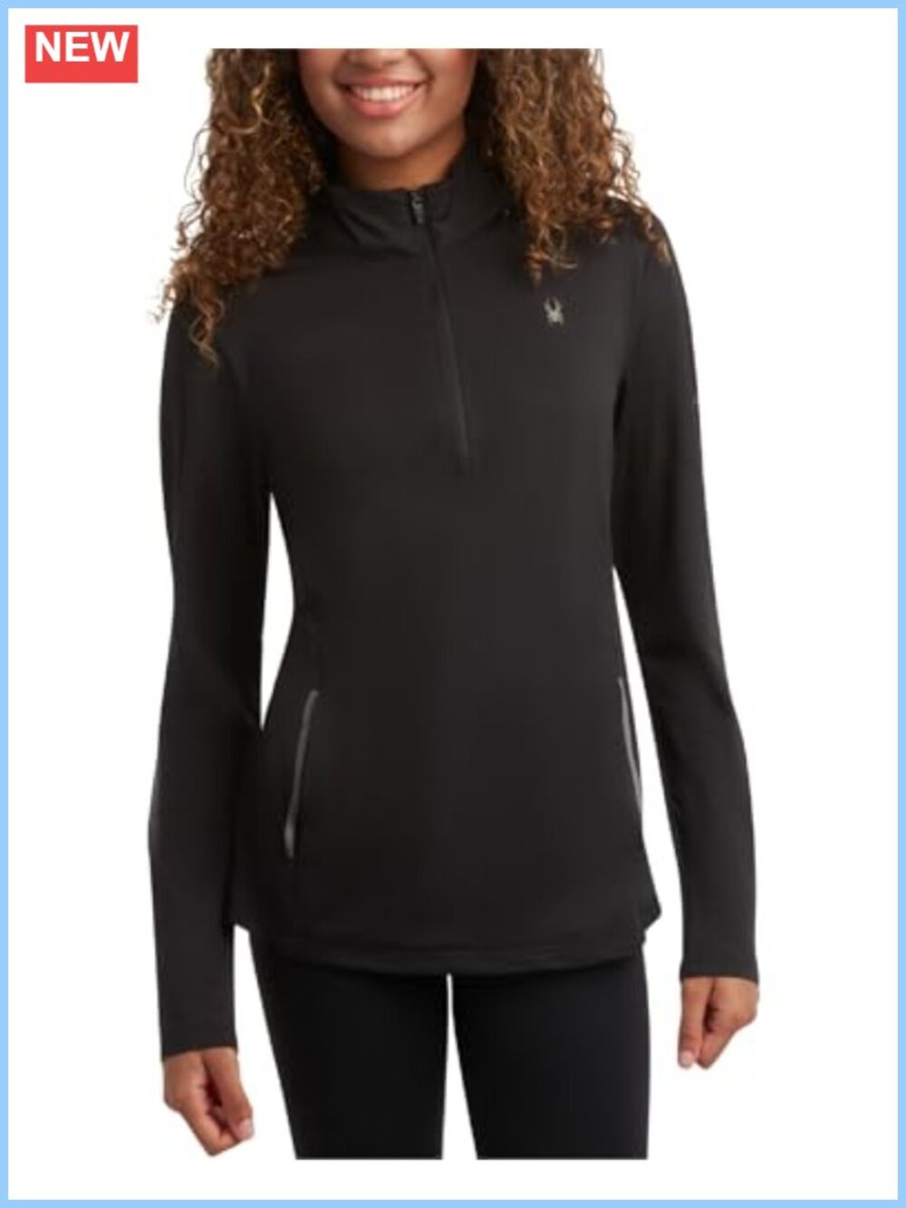 Quarter Zip Pullover Brushed Fleece Mock Neck Sweatshirt